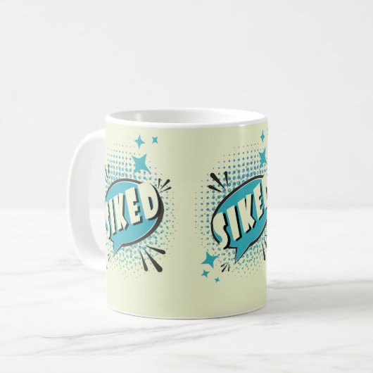 SIKED Comic Speech Bubble Meme Funny Kaffeetasse (Vorderseite Links)