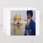 Sikh Aktien/Karma Proverb Postkarte (Vorne/Hinten)