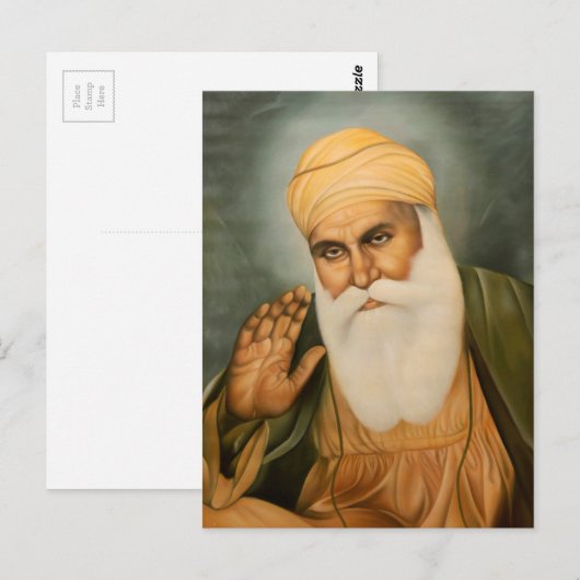 Sikh Art/Symbol Postkarte (Vorne/Hinten)