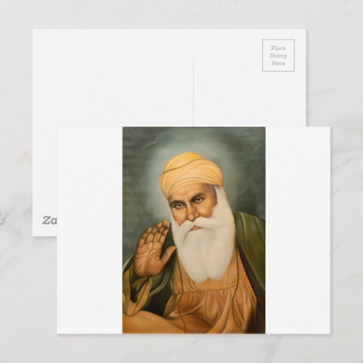 Sikh Art/Symbol Postkarte (Vorne/Hinten)
