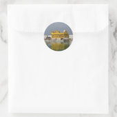 Sikh Art/Symbol Runder Aufkleber (Tasche)