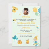 Sikh Birthday Invitation Card, Sukhmani Sahib Card Einladung (Vorderseite)