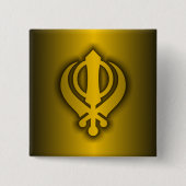 Sikh Button (Vorderseite)