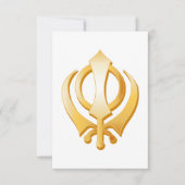 Sikh Danke-Karte Dankeskarte (Vorderseite)