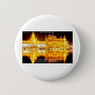 Sikh der Goldene Tempel in Indien Geschenke und T- Button