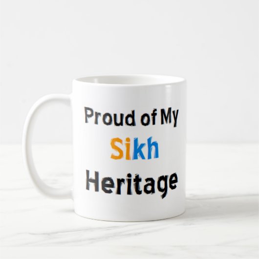 Sikh-Erbe-Kaffeetasse Kaffeetasse (Links)
