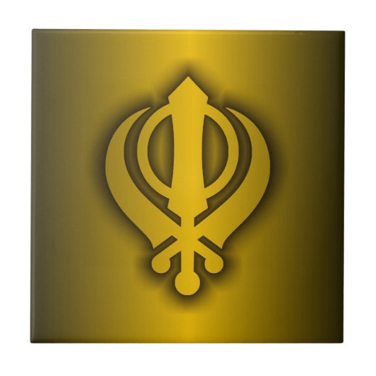 Sikh Fliese (Vorderseite)