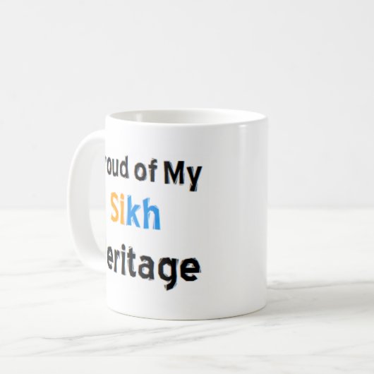 sikh heritage coffee mug kaffeetasse (Vorderseite Links)