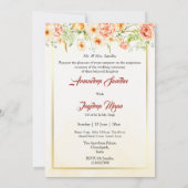 Sikh Hochzeit Einladung Punjabi Hochzeit Einladung (Rückseite)