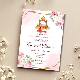 Sikh Hochzeit Einladung Punjabi Hochzeit Einladung