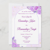 Sikh Hochzeit Einladung Punjabi Hochzeit Einladung (Rückseite)