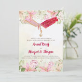 Sikh Hochzeitkarten & Digital Punjabi Einladungen (Stehend Vorderseite)