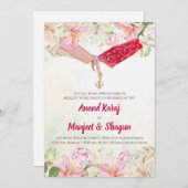 Sikh Hochzeitkarten & Digital Punjabi Einladungen (Vorne/Hinten)