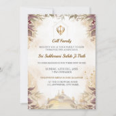 Sikh Housewärming Invitationskarte, Sukhmani Sahib Einladung (Vorderseite)