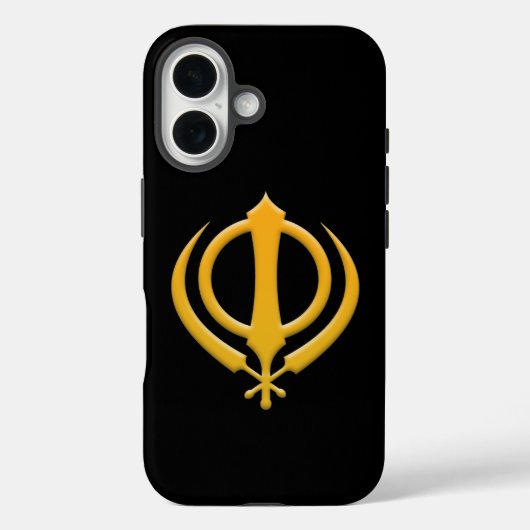 Sikh Khanda Case-Mate iPhone Hülle (Rückseite)