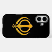 Sikh Khanda Case-Mate iPhone Hülle (Rückseite (Horizontal))