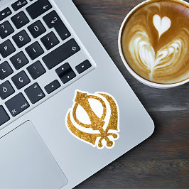 Sikh Khanda "Fearless & Free" Aufkleber