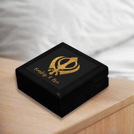 Sikh Khanda "Fearless & Free" Erinnerungskiste