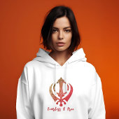 Sikh Khanda "Fearless & Free" Hoodie