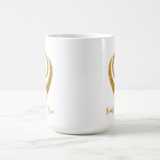 Sikh Khanda "Fearless & Free" Kaffeetasse (Mittel)