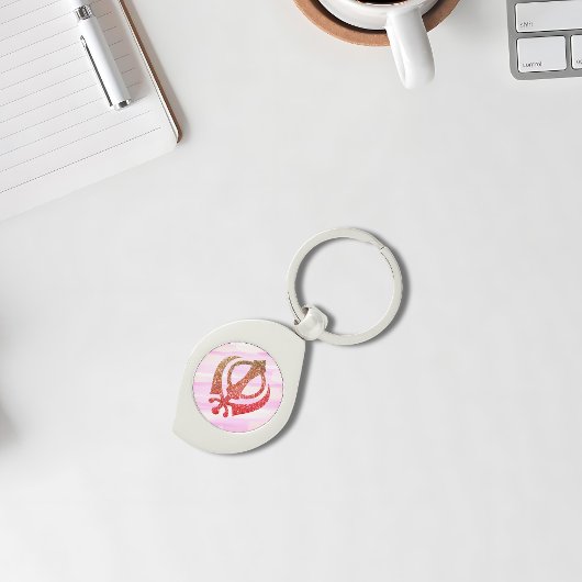 Sikh Khanda "Fearless & Free" Schlüsselanhänger