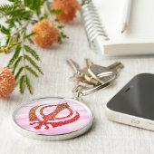 Sikh Khanda "Fearless & Free" Schlüsselanhänger (Seite)