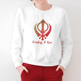 Sikh Khanda "Fearless & Free" Sweatshirt