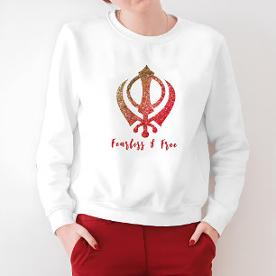 Sikh Khanda "Fearless & Free" Sweatshirt