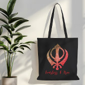 Sikh Khanda "Fearless & Free" Tasche