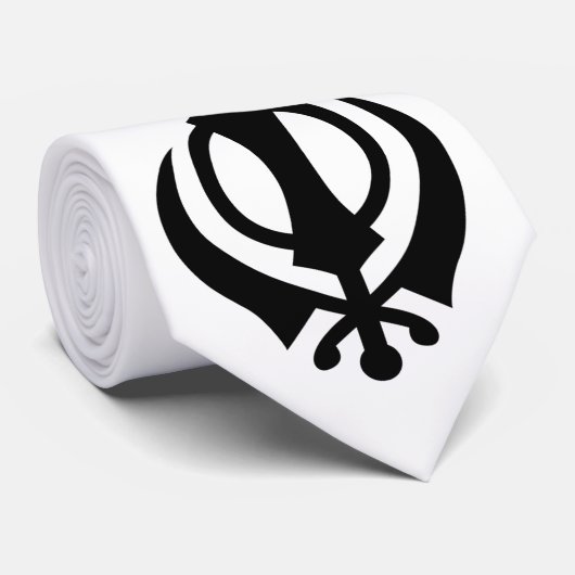 Sikh Khanda Krawatte (Gerollt)