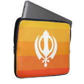 Sikh Khanda Symbol Laptop Sleeve (Vorne Rechts)