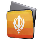 Sikh Khanda Symbol Laptop Sleeve (Vorderseite Links)
