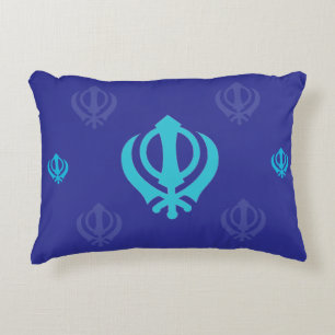 Sikh Khanda Symbol Zierkissen