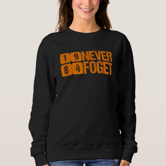 Sikh Pride Vergessen Sie niemals 1984 Singh Punjab Sweatshirt (Vorderseite)