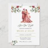 Sikh Save the Date Template Punjabi Save the Date Einladung (Vorderseite)