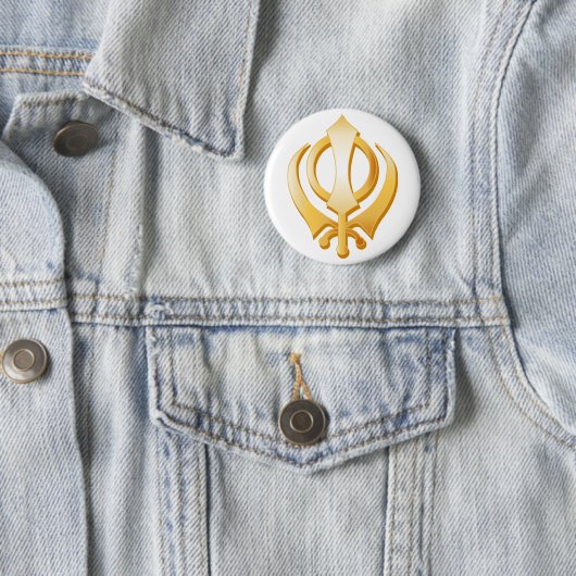 Sikh Symbol Button (Beispiel)
