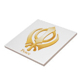 Sikh Symbol Fliese (Seite)
