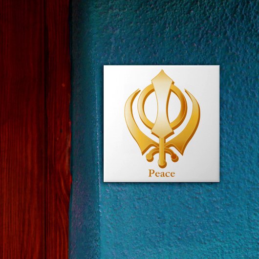 Sikh Symbol Fliese