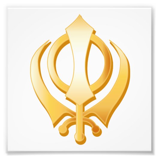 Sikh Symbol Fotodruck (Vorne)