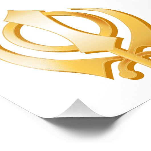 Sikh Symbol Fotodruck (Ecke)
