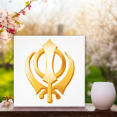 Sikh Symbol Fotodruck