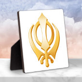 Sikh Symbol Fotoplatte