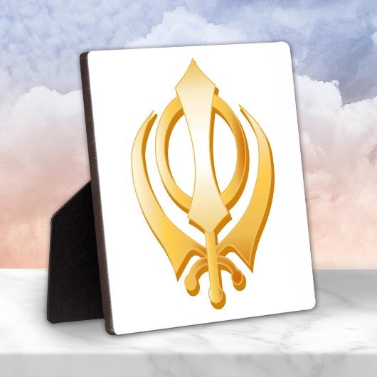 Sikh Symbol Fotoplatte