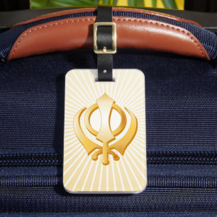 Sikh Symbol Gepäckanhänger