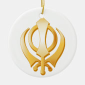 Sikh Symbol Keramikornament (Vorne)