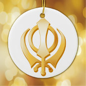 Sikh Symbol Keramikornament