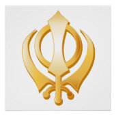 Sikh Symbol Poster (Vorderseite)