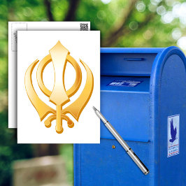 Sikh Symbol Postkarte