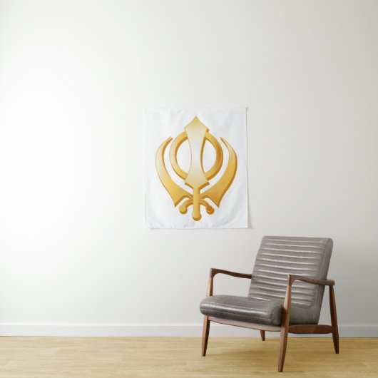 Sikh Symbol Tapestry Wandteppich (Beispiel)