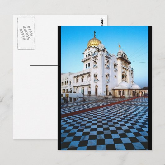 Sikh Temple Postkarte (Vorne/Hinten)